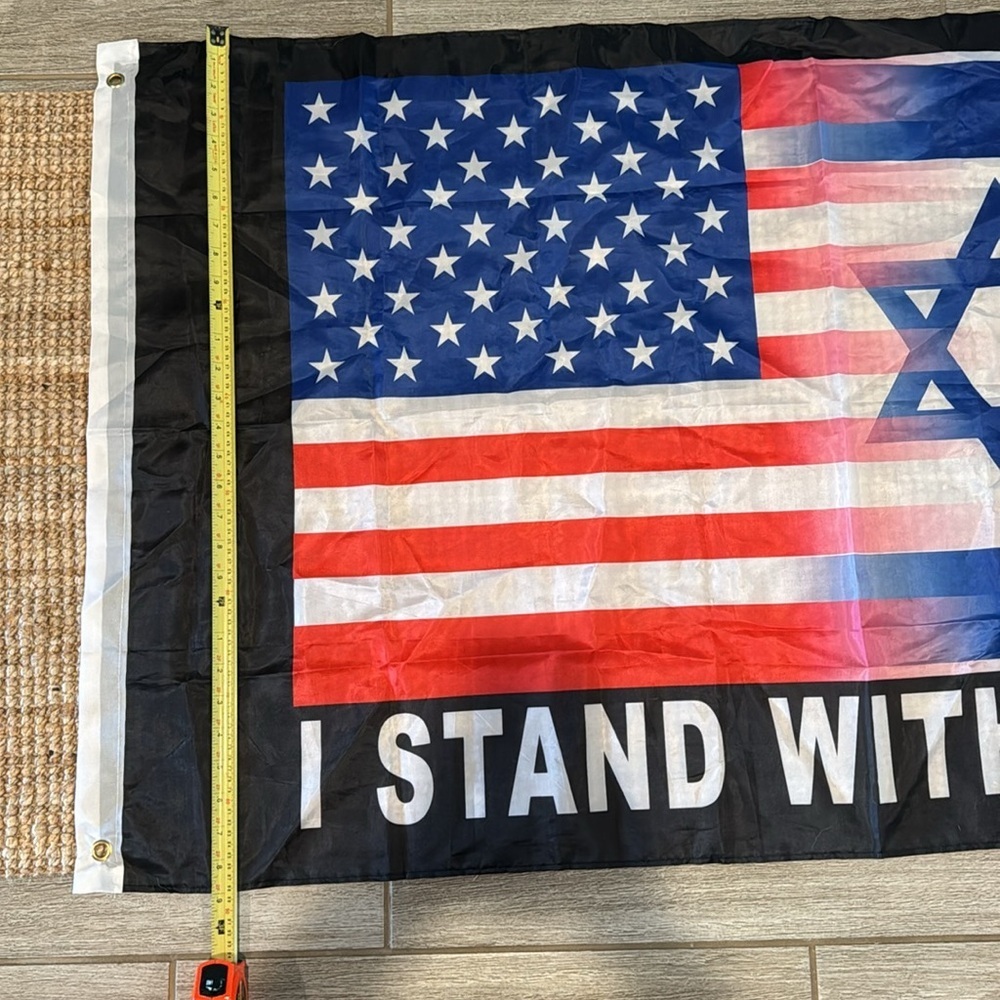 Nylon Flag- USA/ ISREAL - Picture 6 of 6